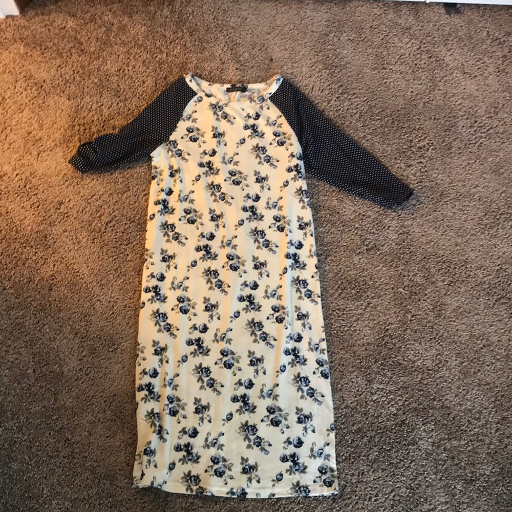 Mikarose mid length long sleeve dress